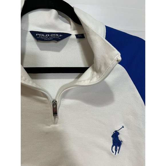 Vintage Polo Golf Ralph Lauren Mens Zip Polo Shirt - Size XL - Picture 2 of 5